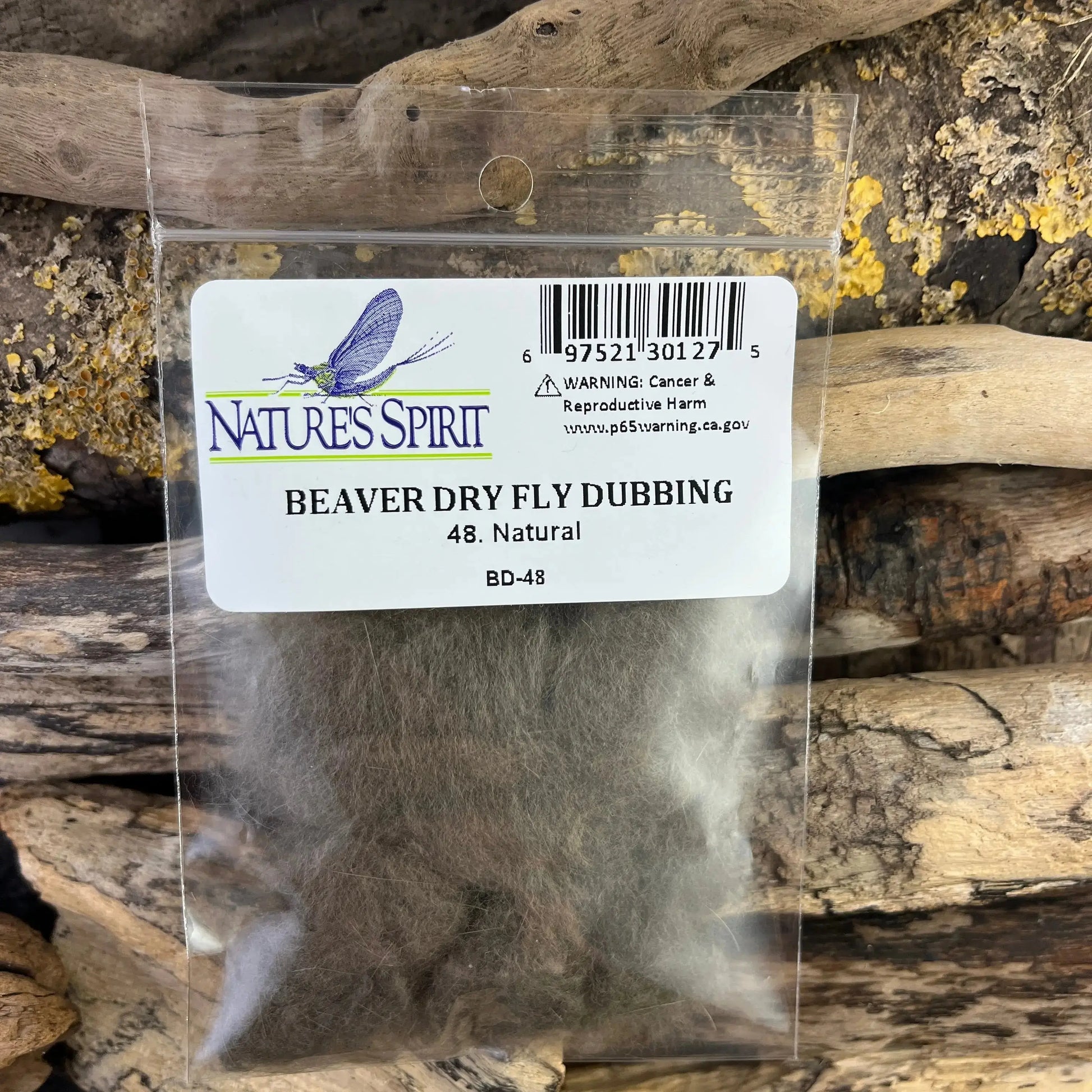 Nature's Spirit Beaver Dry Fly Dubbing SPRITE Fishing