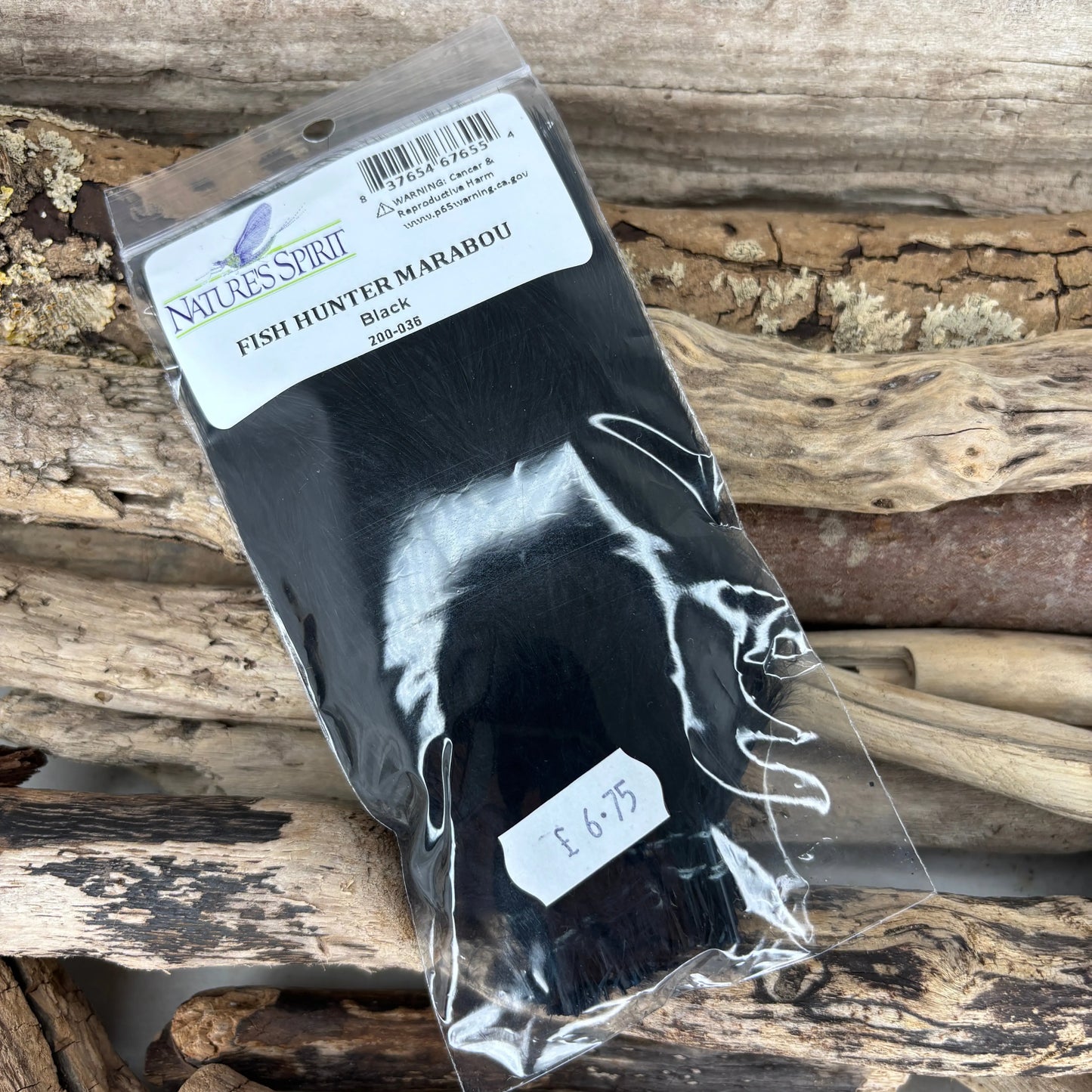 Nature's Spirit Fish Hunter Marabou Black - Sprite Fishing