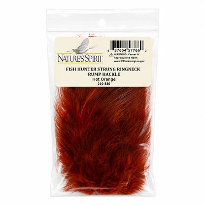 Nature's Spirit Fish Hunter Strung Ringneck Rump Hackle
