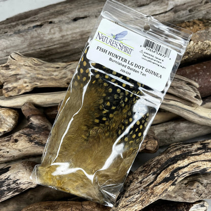 Nature's-Spirit-Fish-Hunter-Large-Dot-Guinea-Burnished-Golden-Tan-Sprite-Fishing