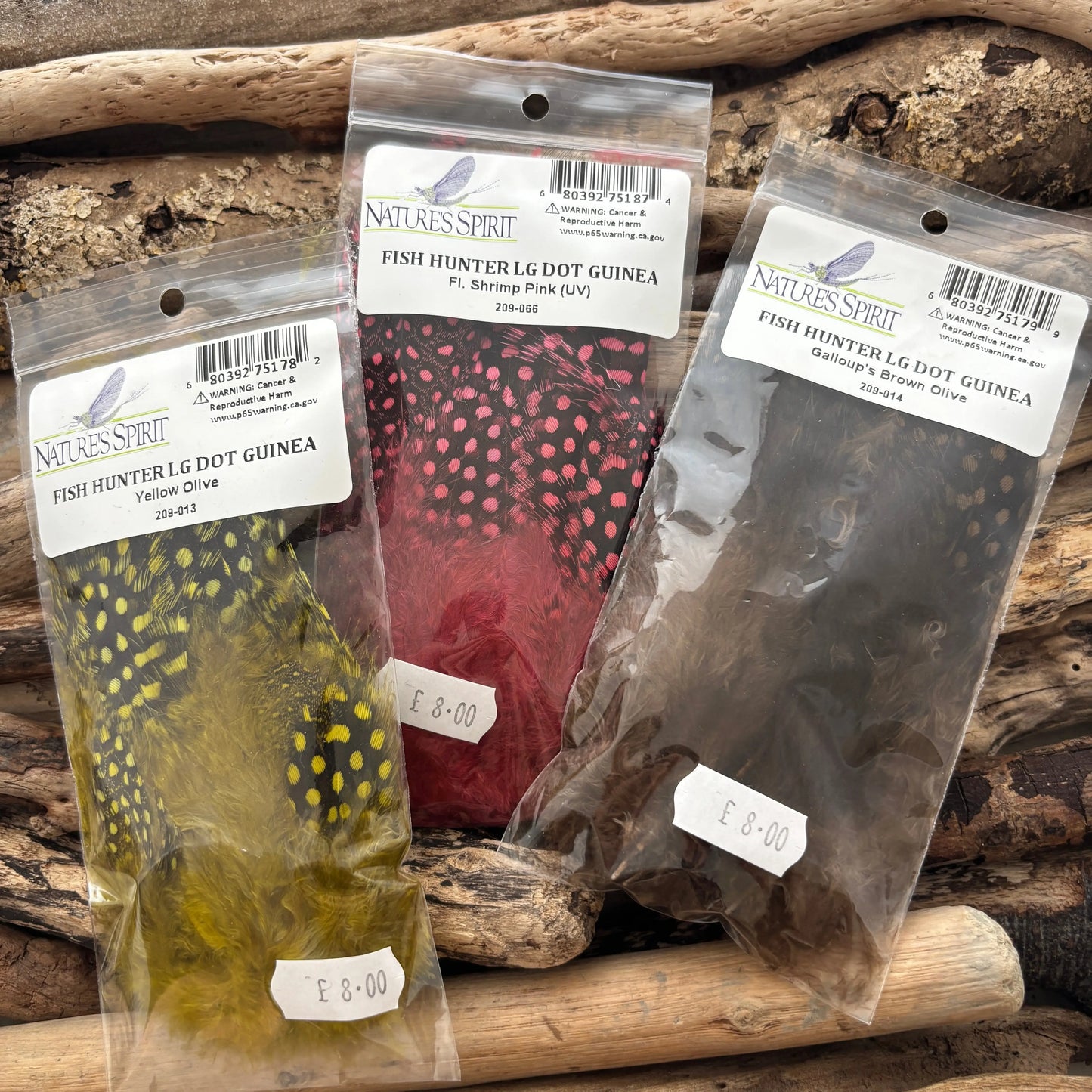 Natures-Spirit-Fish-Hunter-Large-Dot-Guinea-Feathers multi-SPRITE-Fishing
