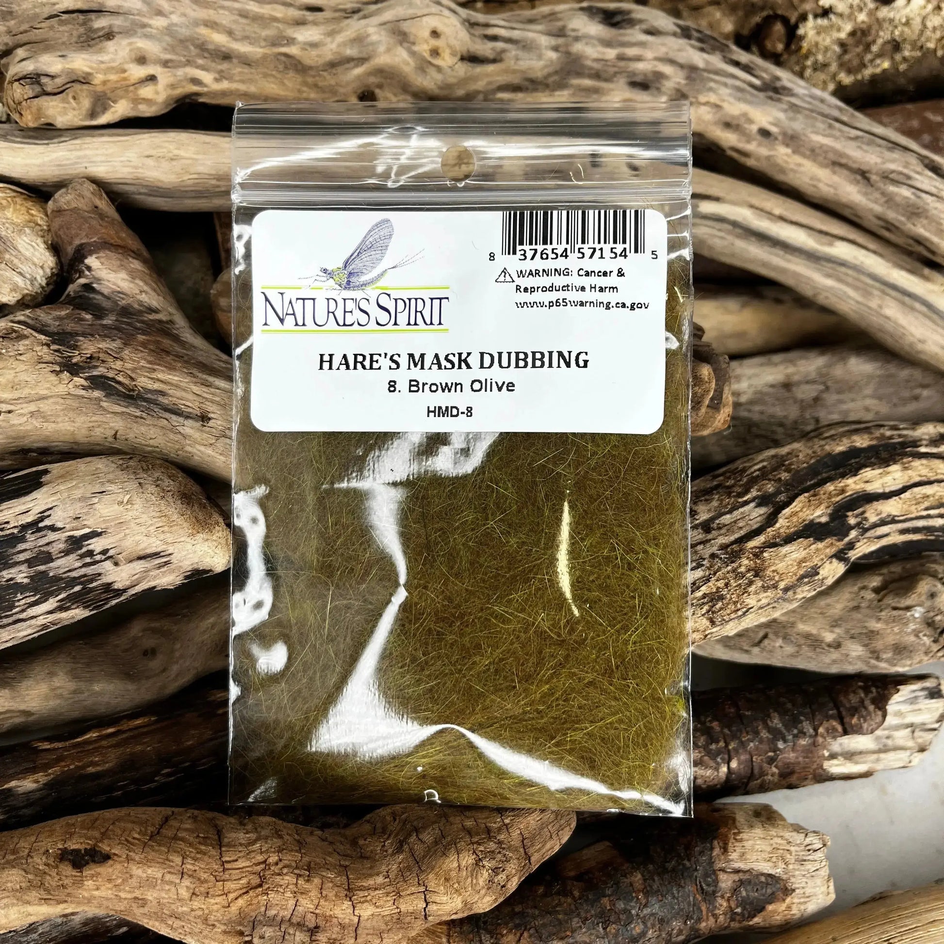 Nature's-Spirit-Hare's-Mask-Dubbing-08-Brown-Olive-Sprite-Fishing