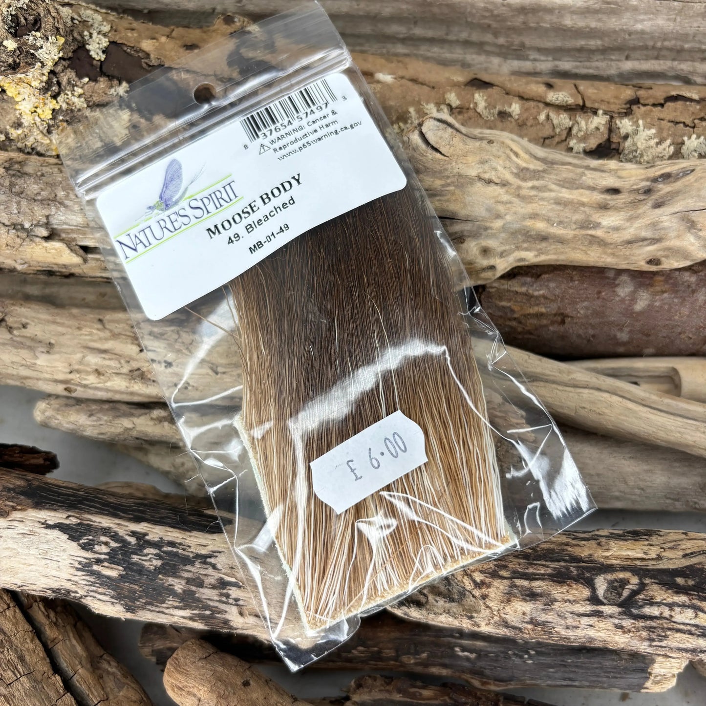 Nature's Spirit Moose Body Hair Bleached - Sprite Fishing