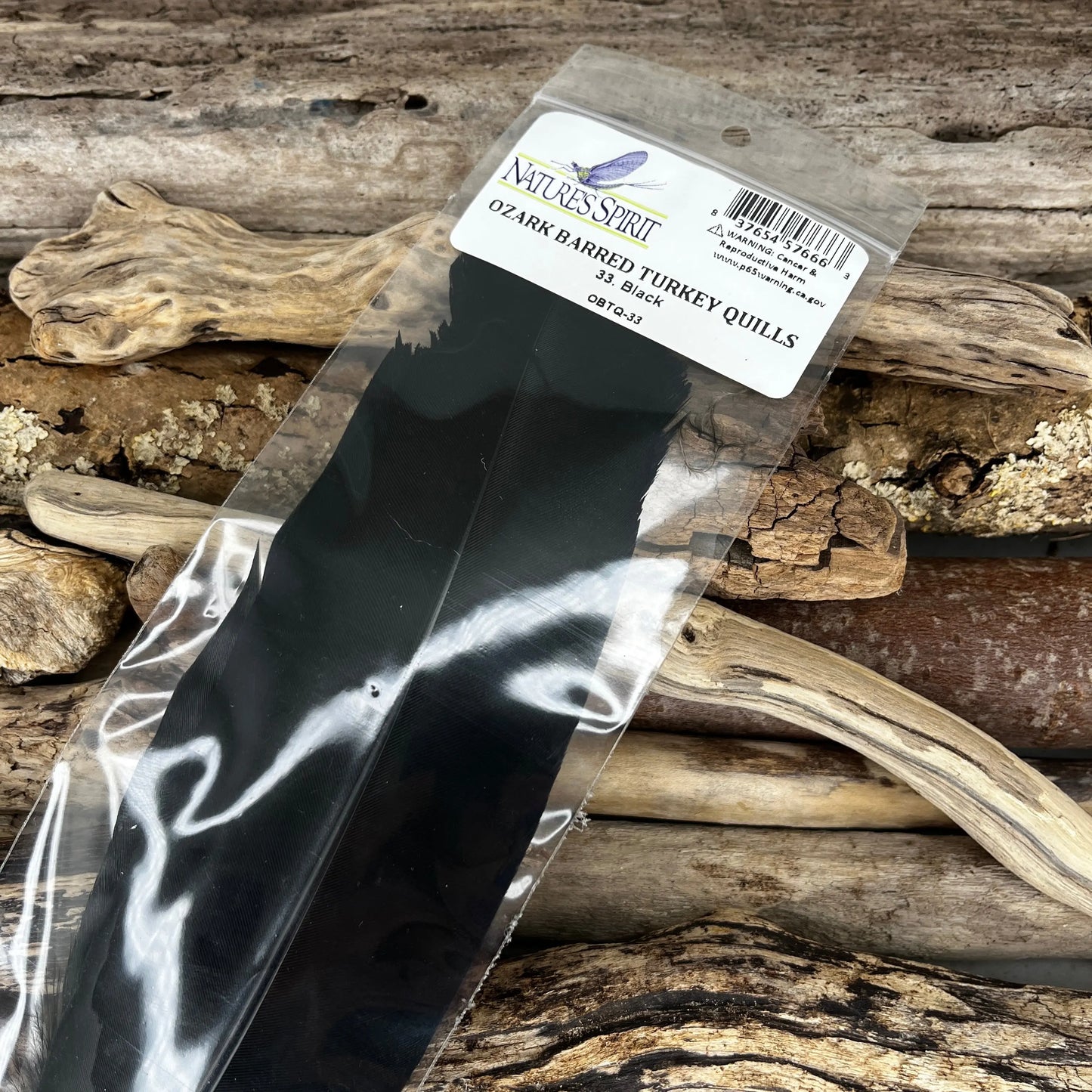 Nature's-Spirit-Ozark-Barred-Turkey-Quills-33-Black-Sprite-Fishing