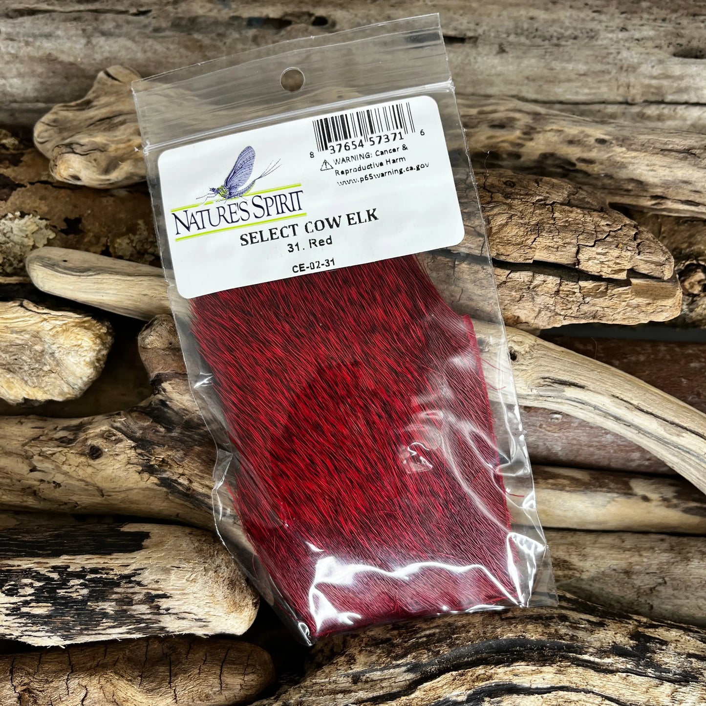 Nature's Spirit Select Cow Elk Hair 31 Red Sprite Fishing