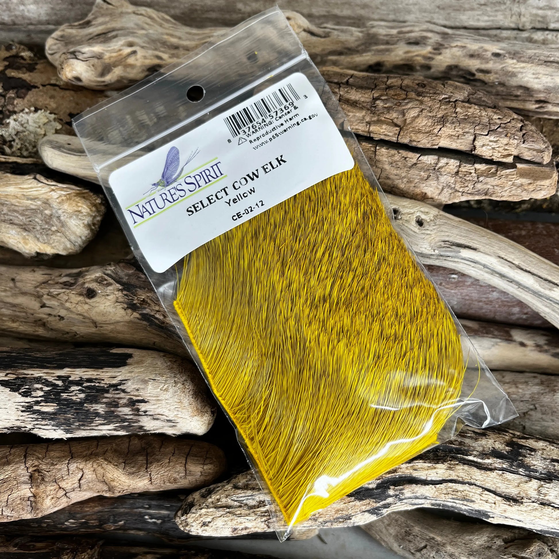 Nature's Spirit Select Cow Elk Hair 12 Yellow Sprite Fishing