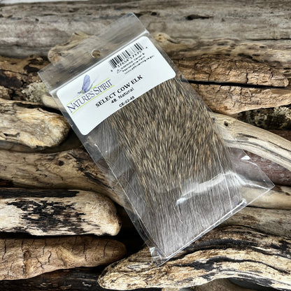 Nature's Spirit Select Cow Elk Hair 48 Natural Sprite Fishing