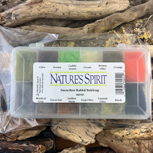 Nature's Spirit Snowshoe Rabbit Dubbing Dubbing Dispenser SPRITE Fishing