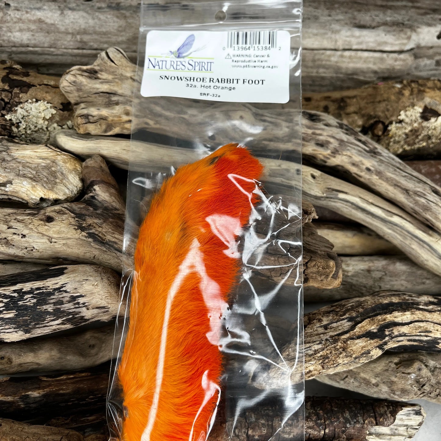 Nature's-Spirit-Snowshoe-Rabbit-Foot-Hot-Orange-Sprite-Fishing