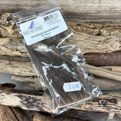 Nature's Spirit Speckled Moose Body Hair - Sprite Fishing