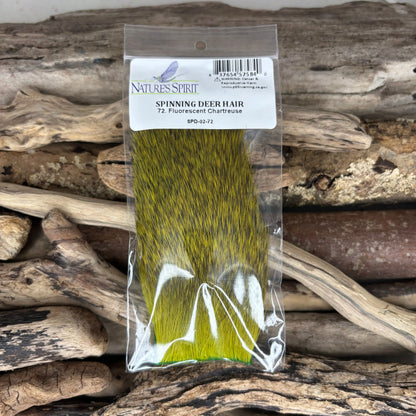 Nature's Spirit Spinning Deer Hair 72 Fluorescent Chartreuse - SPRITE Fishing