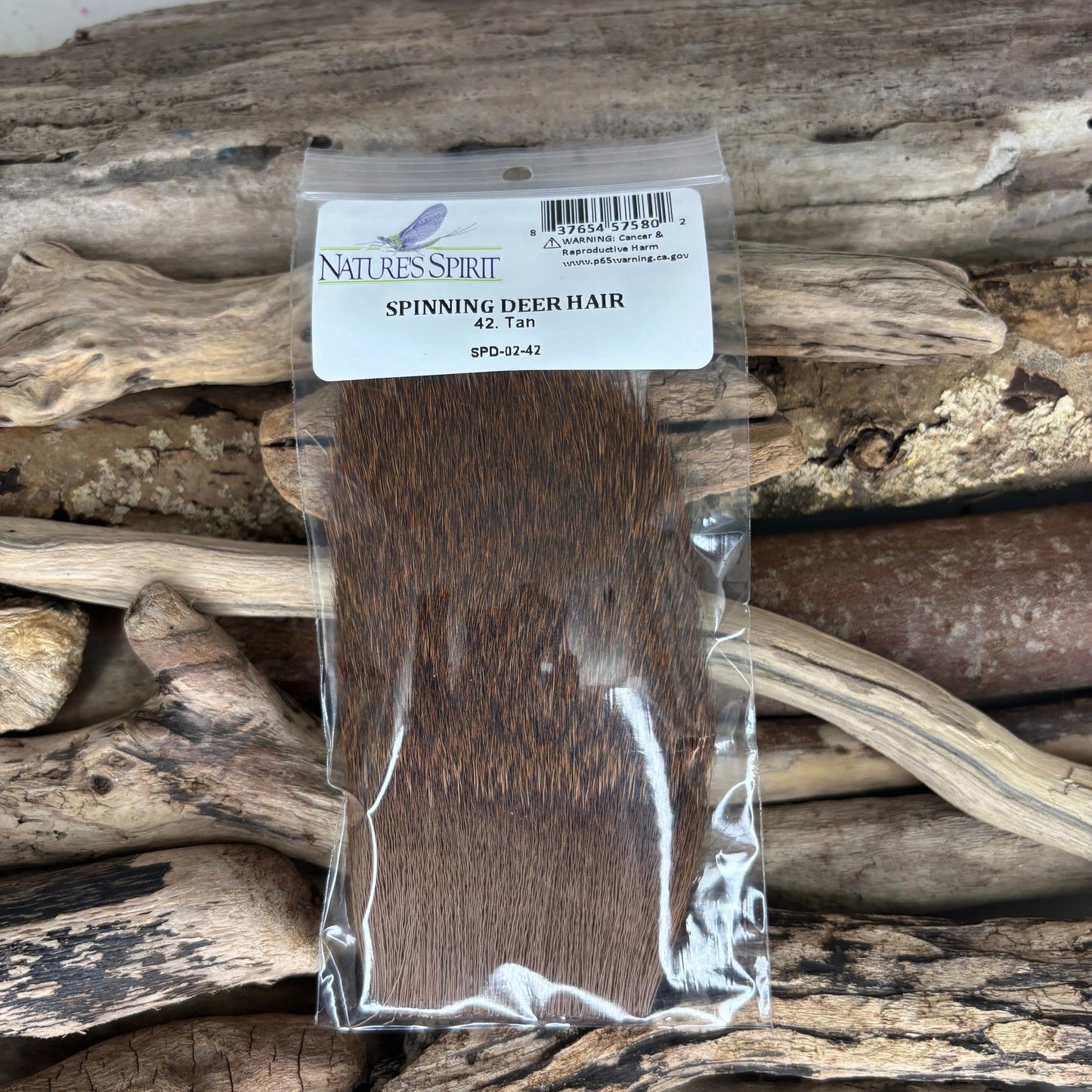 Nature's Spirit Spinning Deer Hair 42 Tan - SPRITE Fishing