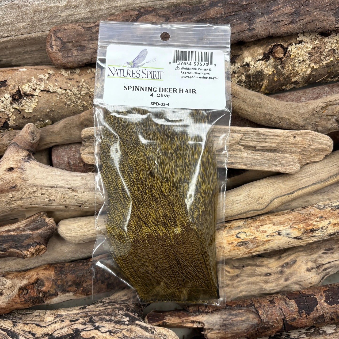 Nature's Spirit Spinning Deer Hair 4 Olive - SPRITE Fishing