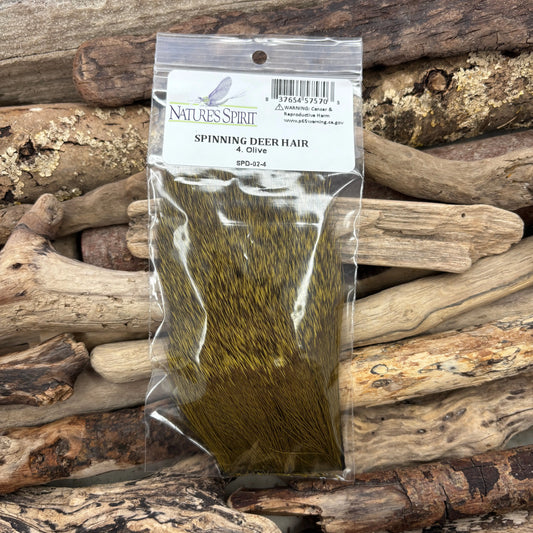 Nature's Spirit Spinning Deer Hair 4 Olive - SPRITE Fishing