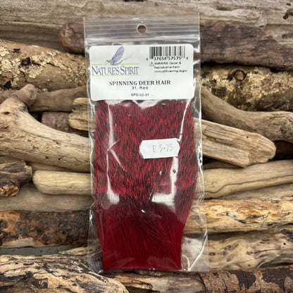 Nature's Spirit Spinning Deer Hair 31 Red - SPRITE Fishing