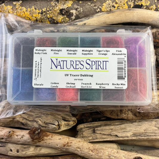 Natures's Spirit UV Tracer Dubbing Dispenser SPRITE Fishing