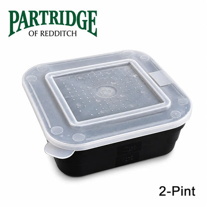 Partridge Bait Tubs for Worms, Maggots, even storage when Coarse & Carp Fishing