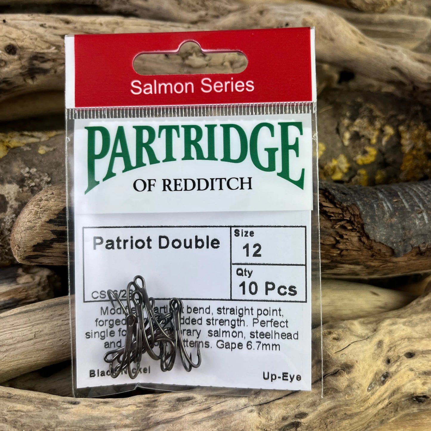 Partridge CS16/2 PATRiOT Salmon Double Hook SPRITE Fishing