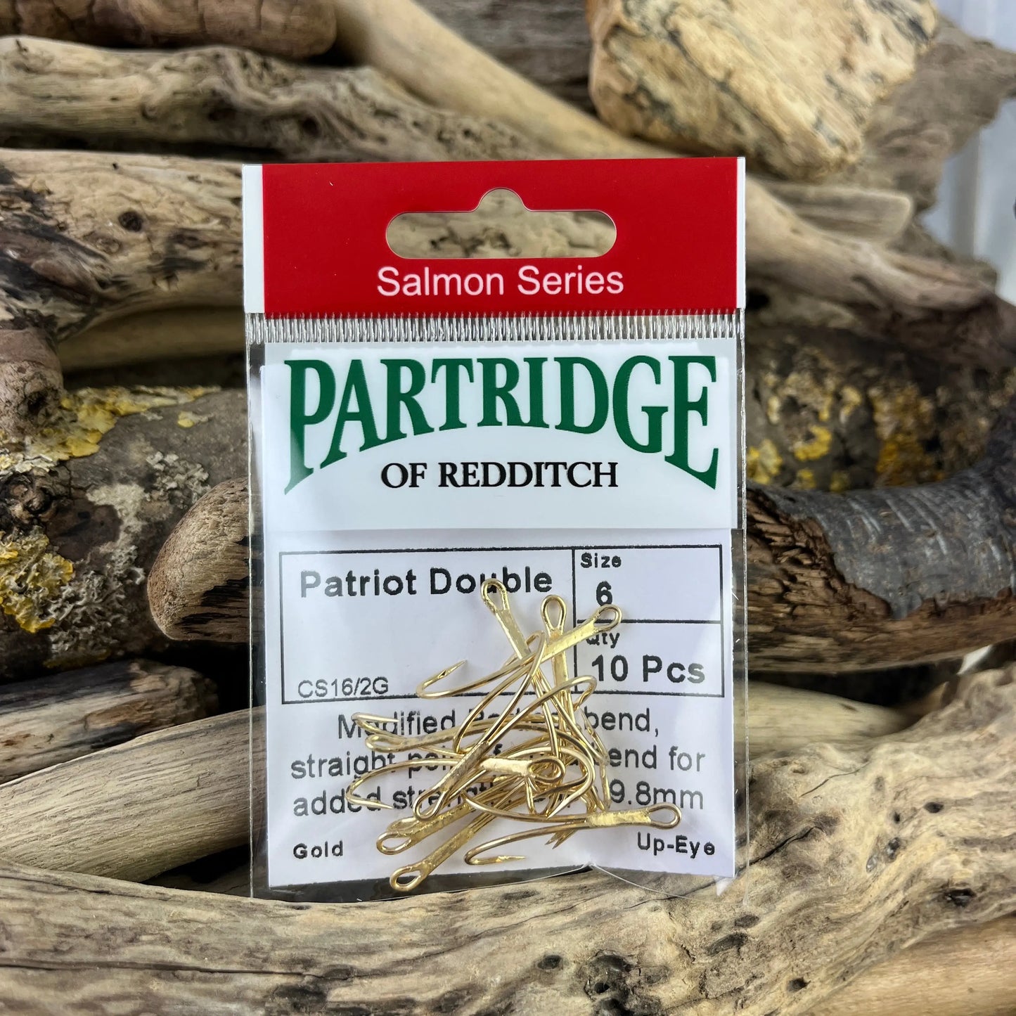 Partridge CS16/2 PATRiOT Salmon Double Hook SPRITE Fishing