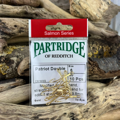 Partridge CS16/2 PATRiOT Salmon Double Hook SPRITE Fishing