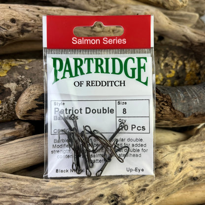 Partridge CS16/2Y PATRiOT Barbless Salmon Double SPRITE Fishing