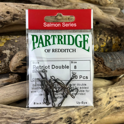 Partridge CS16/2Y PATRiOT Barbless Salmon Double SPRITE Fishing
