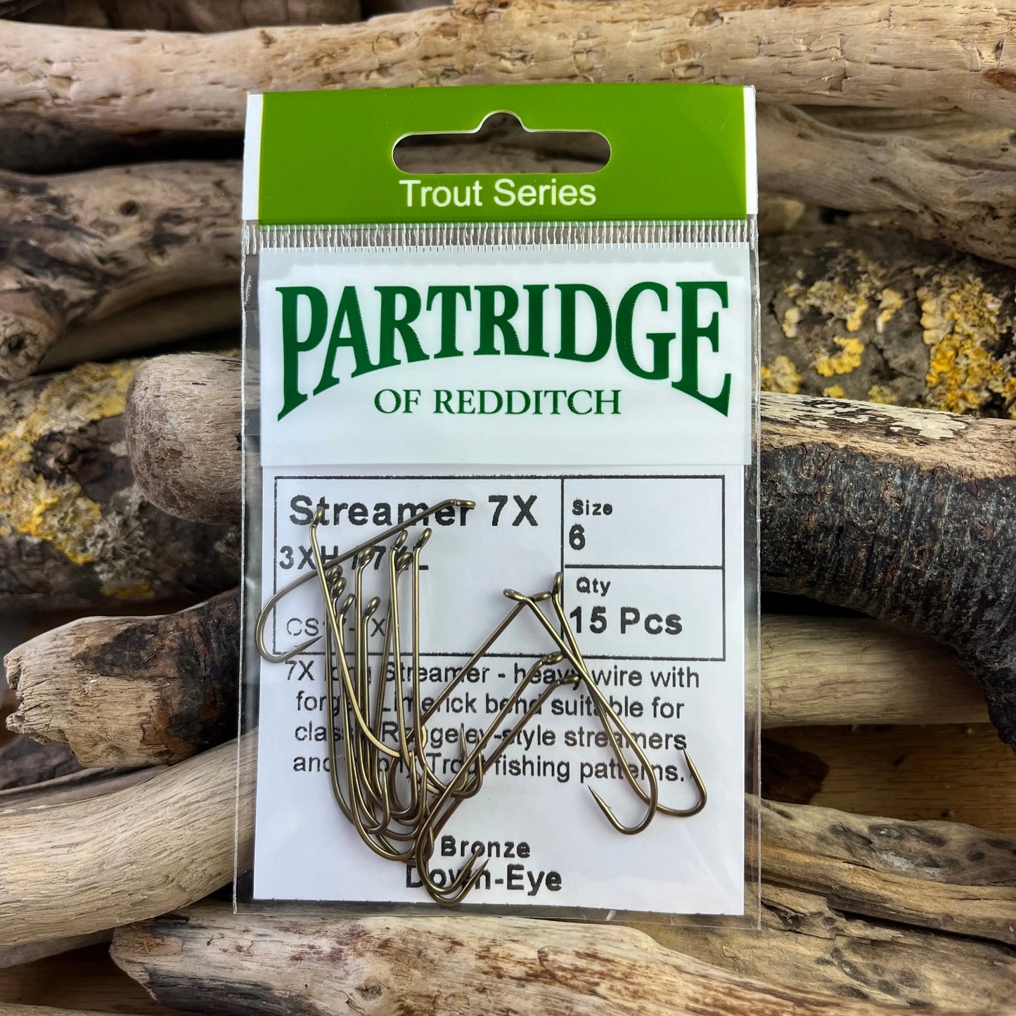 Partridge CS17-7X Heritage-Streamer Hook SPRITE Fishing