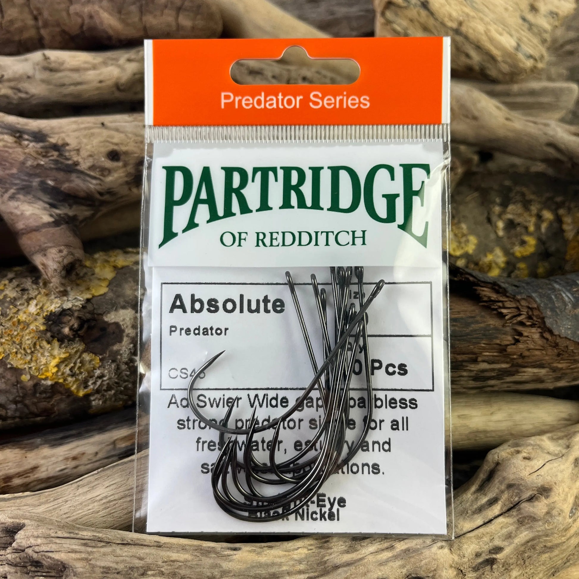 Partridge CS45 Barbless Absolute Predator Hook SPRITE Fishing