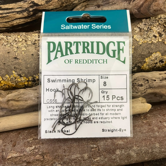 Partridge CS56 Swimming Shrimp Hook SPRITE Fishing