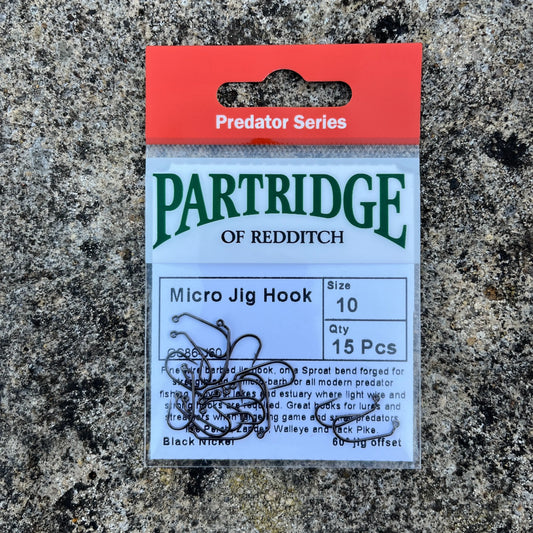 Partridge CS86-J60 Universal Predator Jig Hooks 60° Hook SPRITE Fishing