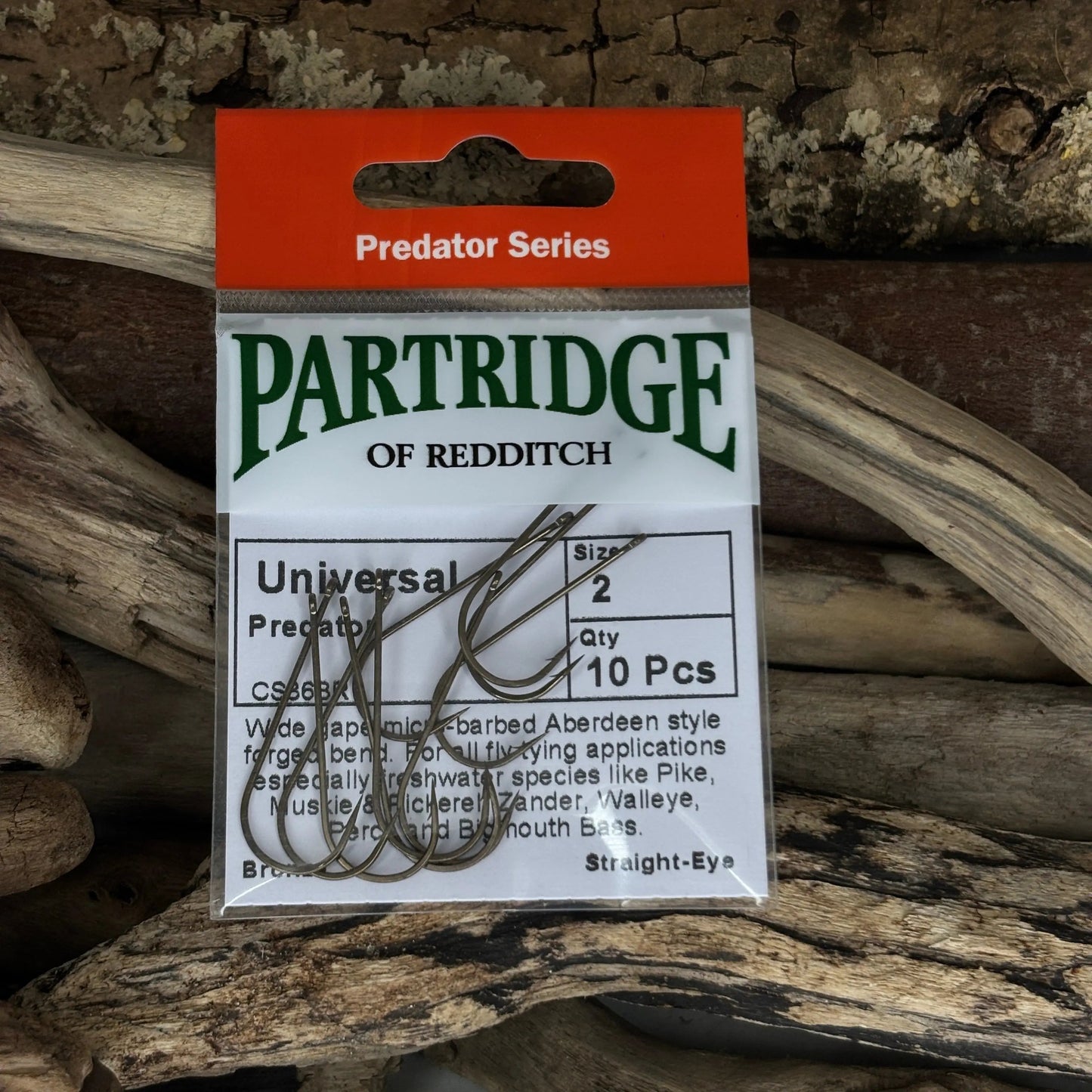 Partridge CS86 Universal Predator Hook - Bronze SPRITE Fishing