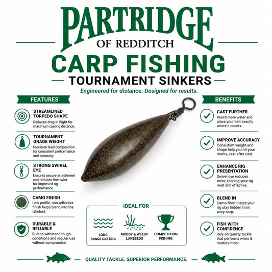 Partridge Carp Tournament Swivel Sinker