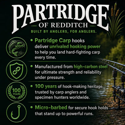 Partridge Carp Heli-Lead - Weight-Forward Teardrop Design