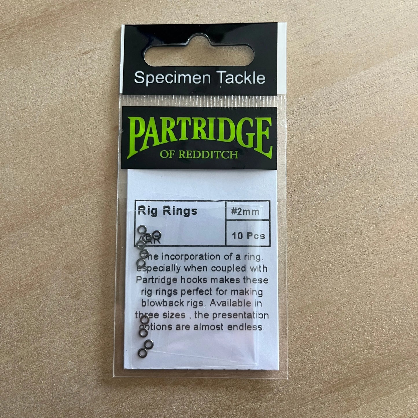 Partridge Coarse & Carp Rig Rings SPRITE Fishing