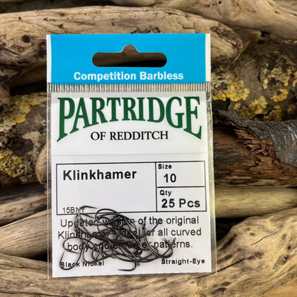Partridge Competition Barbless 15BNY Klinkhamer Hook SPRITE Fishing