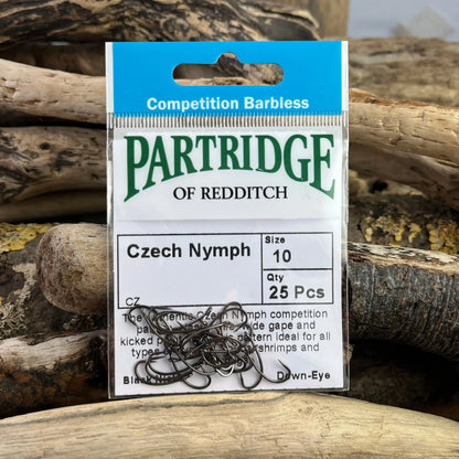 Partridge Competition Barbless Czech Nymph Hook SPRITE Fishing