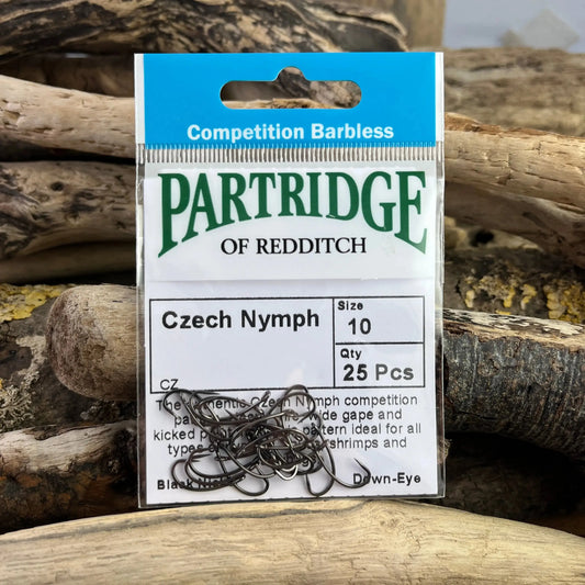 Partridge Competition Barbless Czech Nymph Hook SPRITE Fishing