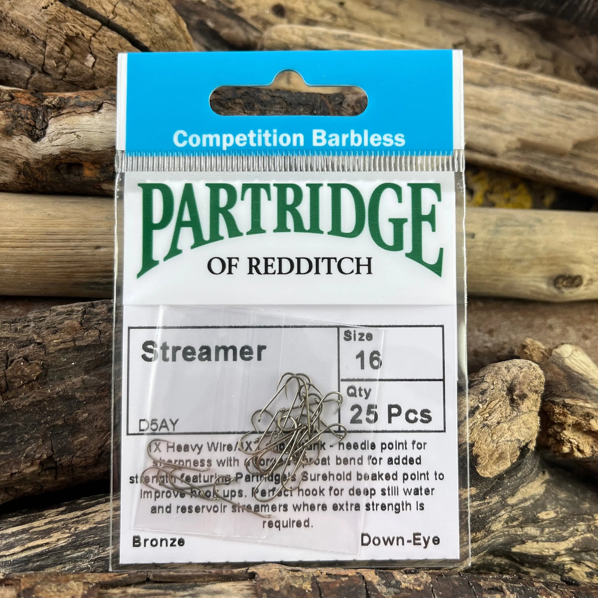 Partridge Competition Barbless D5AY Streamer Hook SPRITE Fishing