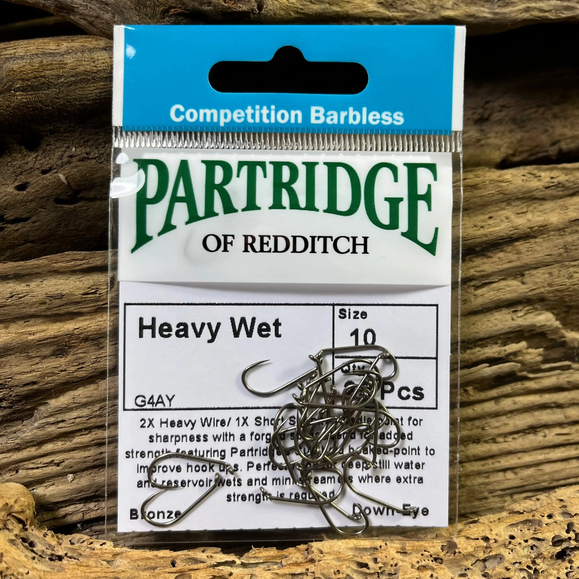 Partridge Competition Barbless Heavy Wet Hook SPRITE Fishing