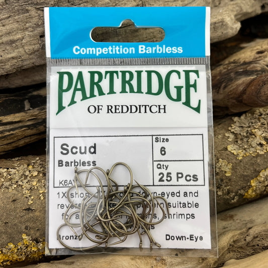 Partridge Competition Barbless K6AY Scud Hook SPRITE Fishing
