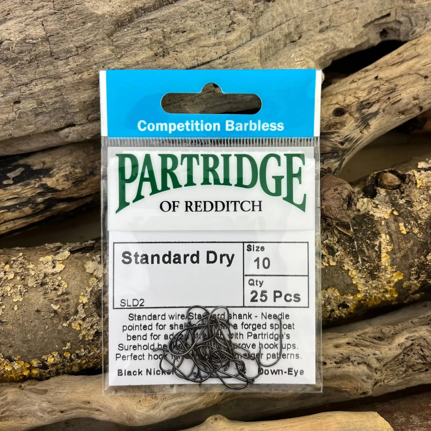 Partridge Competition Barbless SLD3 Surehold Dry SPRITE Fishing