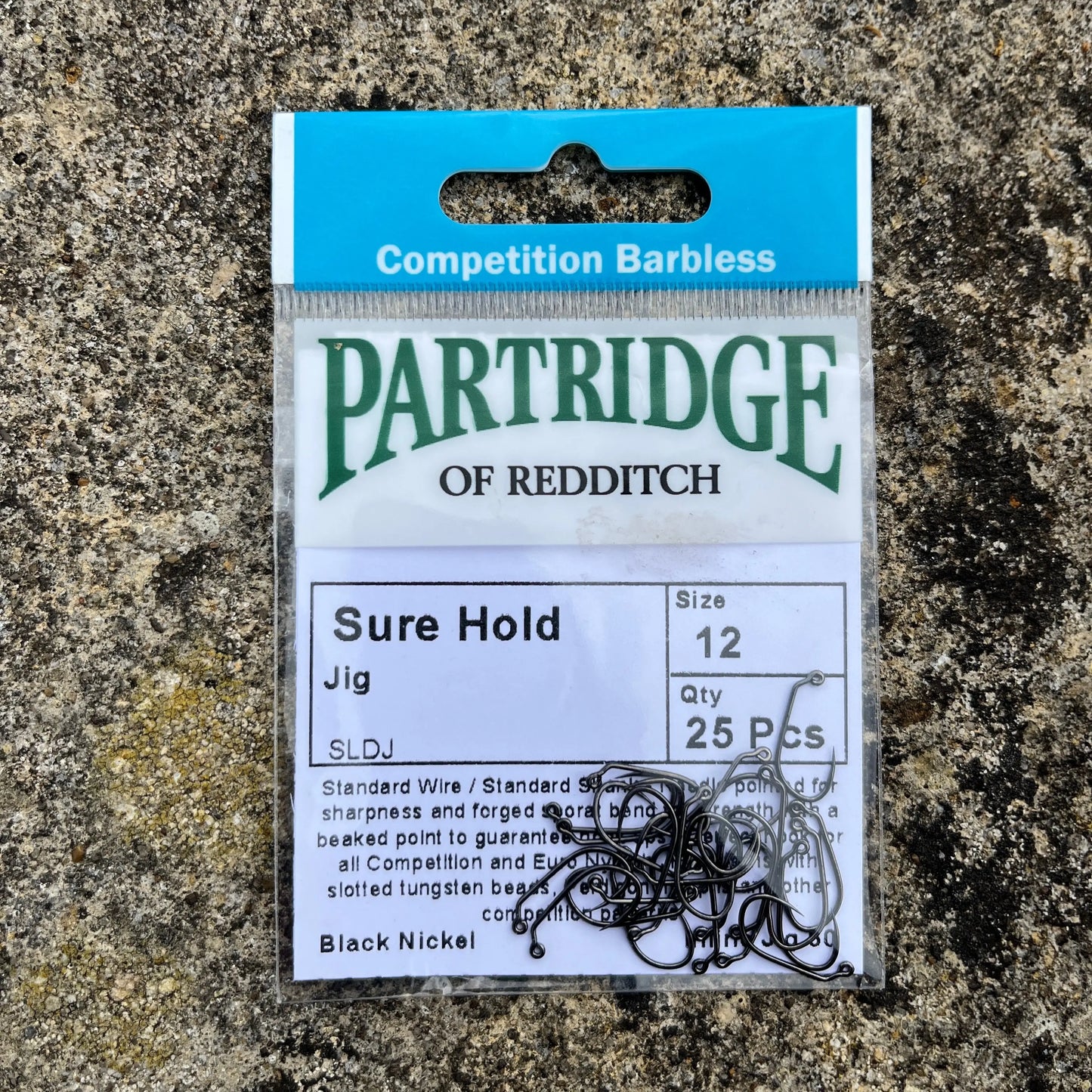 Partridge Competition Barbless SLDJ Surehold Jig Hook SPRITE Fishing