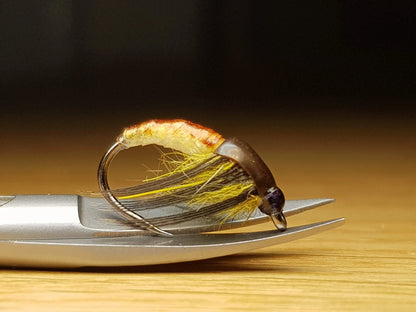 Partridge Competition Barbless SLP Grab Pupa Hook - SPRITE Fishing