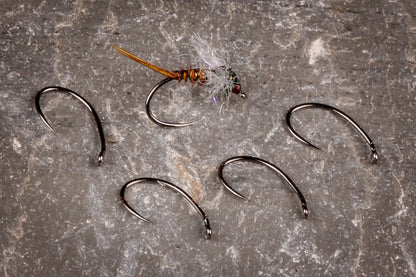 Partridge Competition Barbless SLP Grab Pupa Hook - SPRITE Fishing