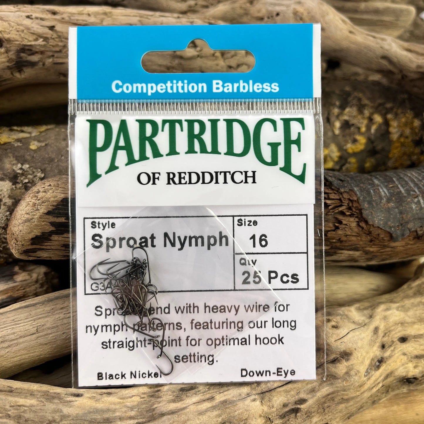Partridge Competition Barbless Sproat Nymph Hook SPRITE Fishing