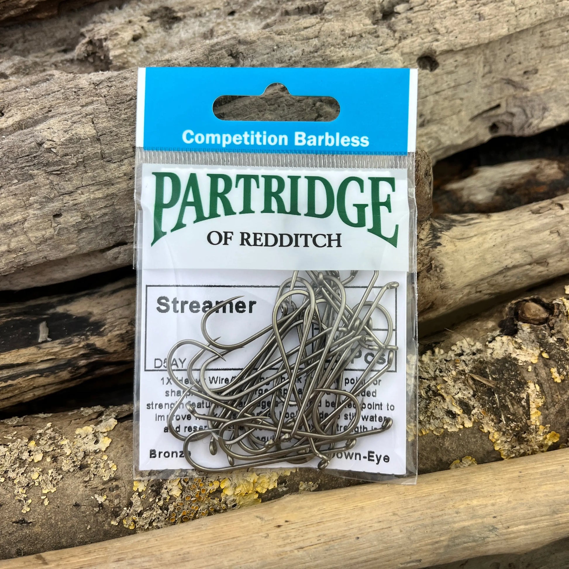 Partridge Competition Barbless Streamer Hook SPRITE Fishing