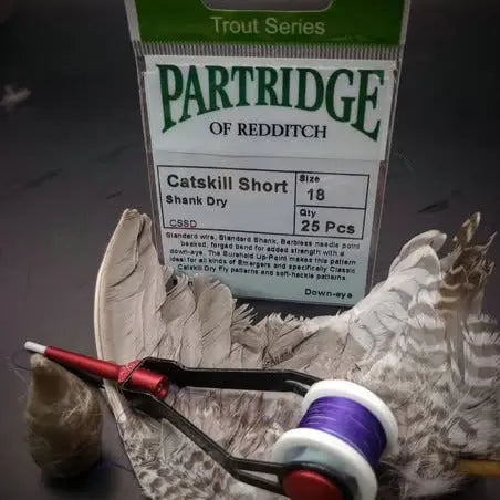Partridge Competition CSSD Barbless Catskill ShortShank Dry SPRITE Fishing