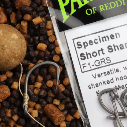 Partridge Carp F1B-GRS Specimen Short Shank Boilie Barbless - SPRITE Fishing