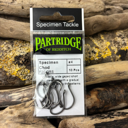 Partridge F20 Chod Carp Hook - 10 hooks SPRITE Fishing