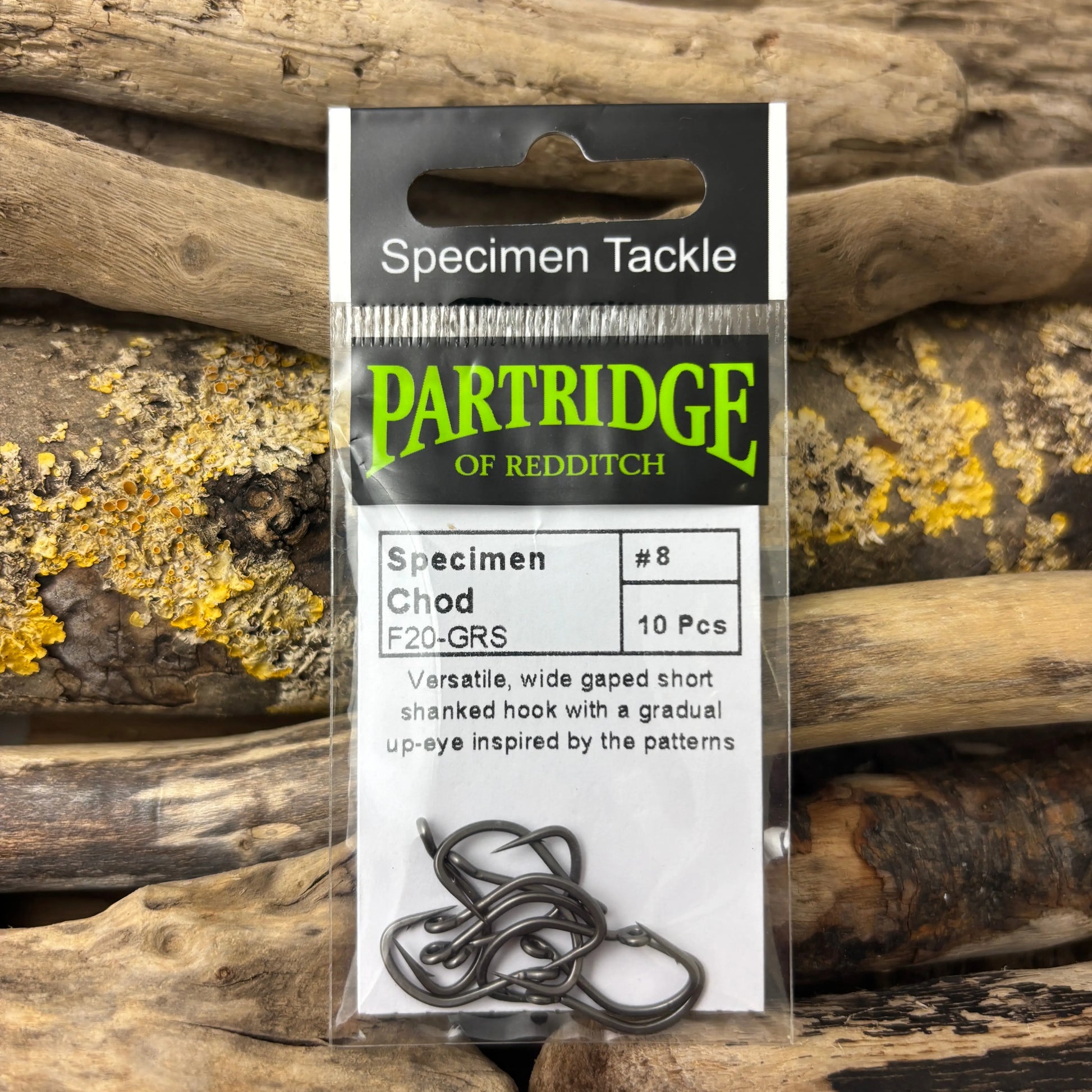 Partridge F20 Chod Carp Hook - 10 hooks SPRITE Fishing